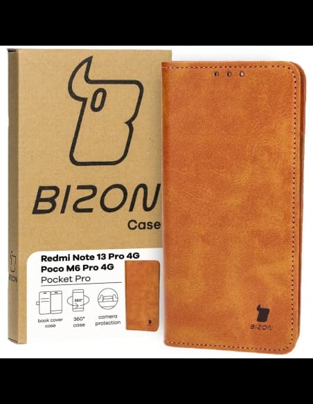 Bizon Case Pocket Pro Xiaomi Poco M4 Pro 5G / Xiaomi Redmi Note 11s 5G braun