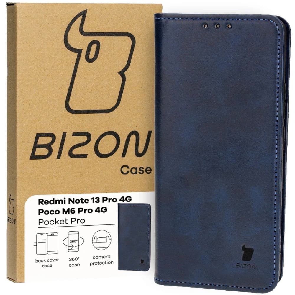 Bizon Case Pocket Pro Xiaomi Poco M4 Pro 5G / Xiaomi Redmi Note 11s 5G navy blau