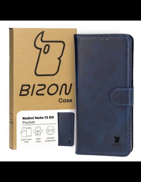 Bizon Case Pocket Xiaomi Poco X6 / Xiaomi Redmi Note 13 Pro 5G navy blue