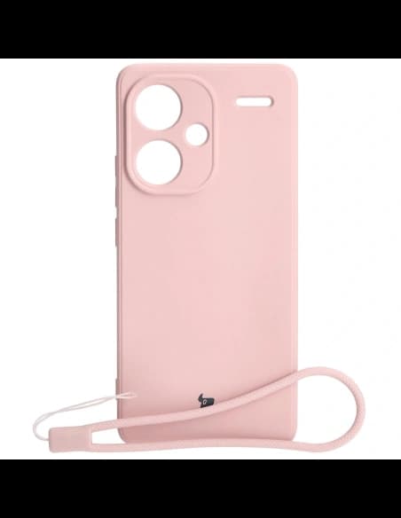 Culoare roz deschis pentru carcasă din silicon Bizon Sq Xiaomi Redmi Note 13 Pro+ 5G