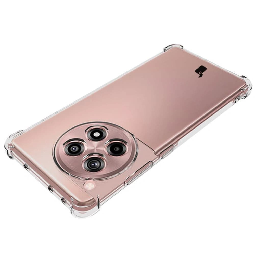 Bizon Case Clear Pack tok + 2x kijelzőfólia OnePlus 12R átlátszó - 6