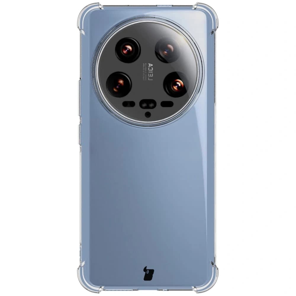 Bizon Case Clear Pack tok + 2x kijelzőfólia Xiaomi 14 Ultra tiszta - 2