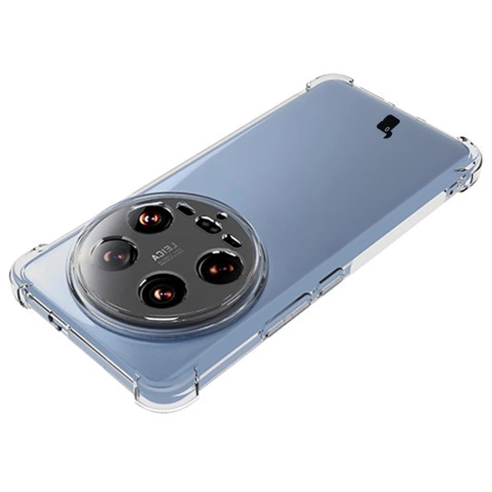 Bizon Case Clear Pack tok + 2x kijelzőfólia Xiaomi 14 Ultra tiszta - 6