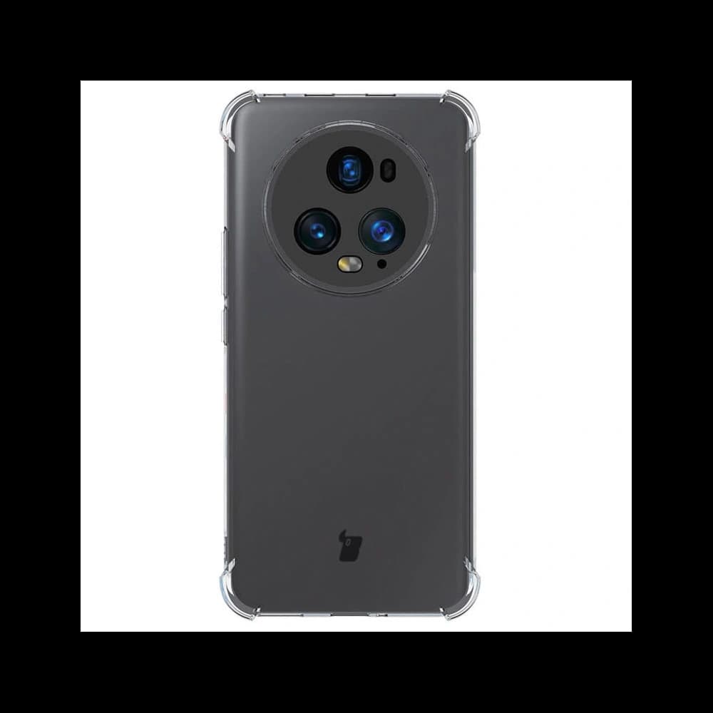 Pouzdro + 2x fólie Bizon Case Clear Pack pro Honor Magic5 Pro průhledné - 2