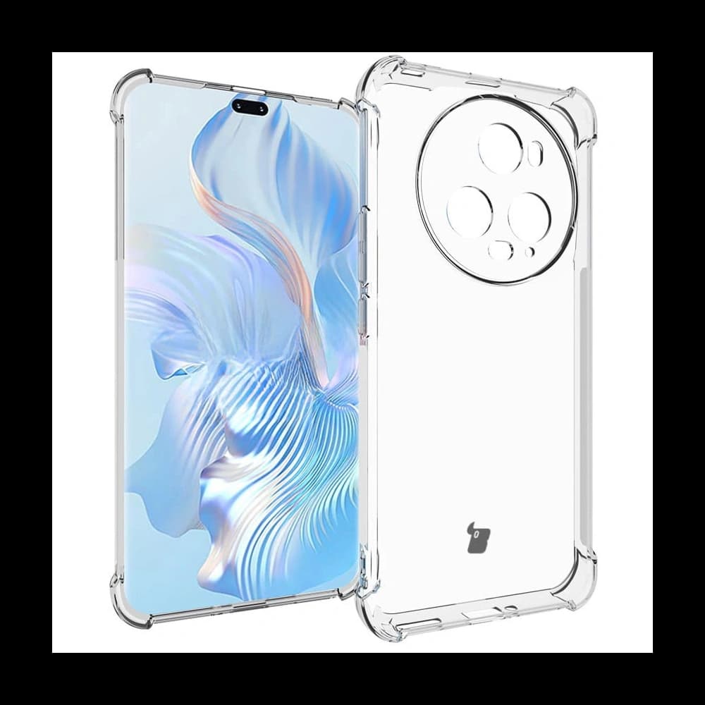 Pouzdro + 2x fólie Bizon Case Clear Pack pro Honor Magic5 Pro průhledné - 3