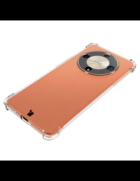 Bizon Case Clear Pack carcasă + 2x folie de protecție pentru ecran Honor Magic6 Lite transparentă