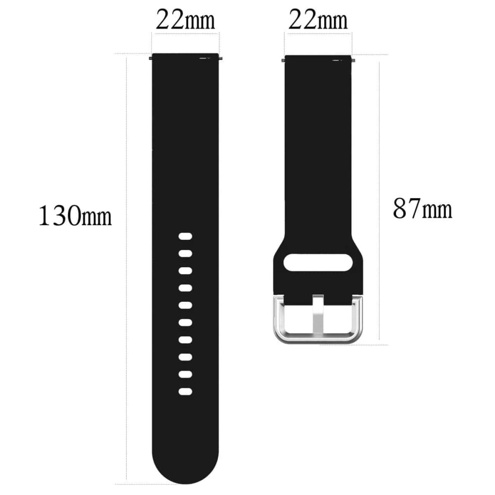 Pasek Bizon Strap Watch Silicone Pro do Xiaomi Watch 2 černý - 2