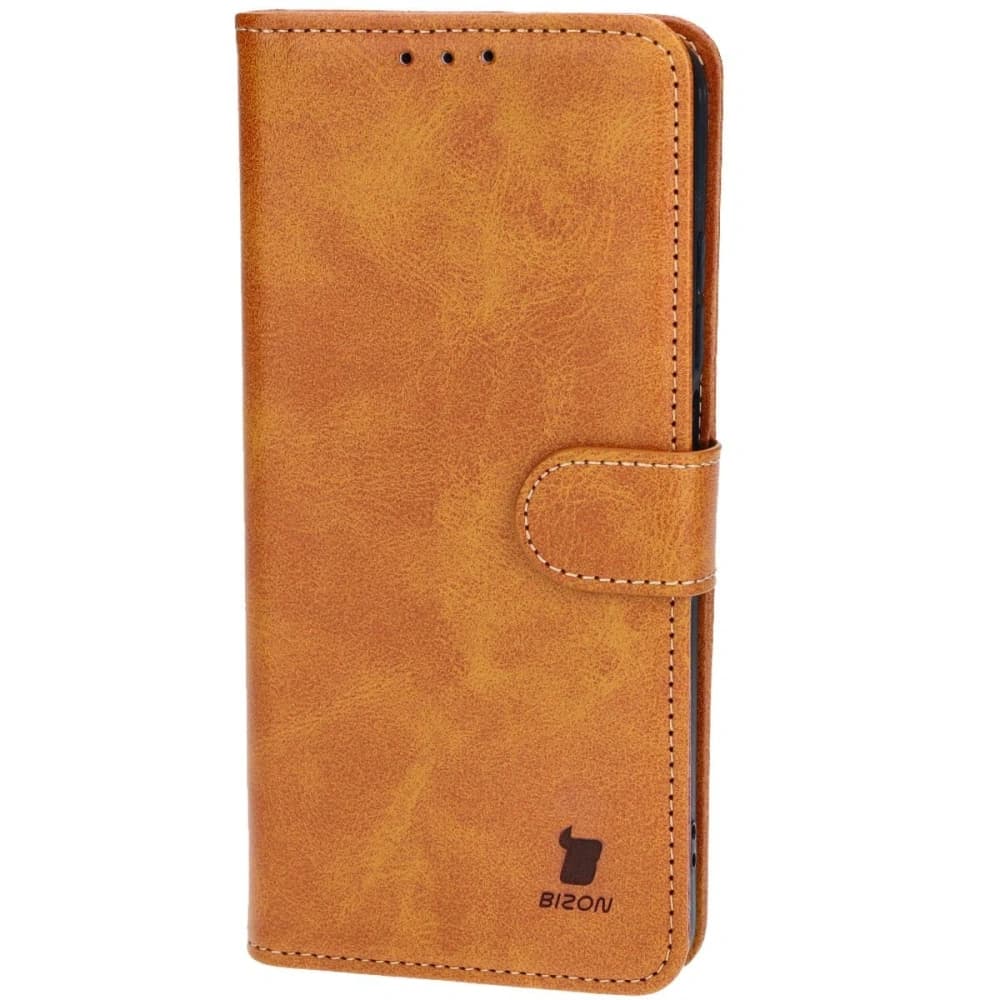 Etui z klapką Bizon Case Pocket do Motorola Moto G34 5G hnědé - 4