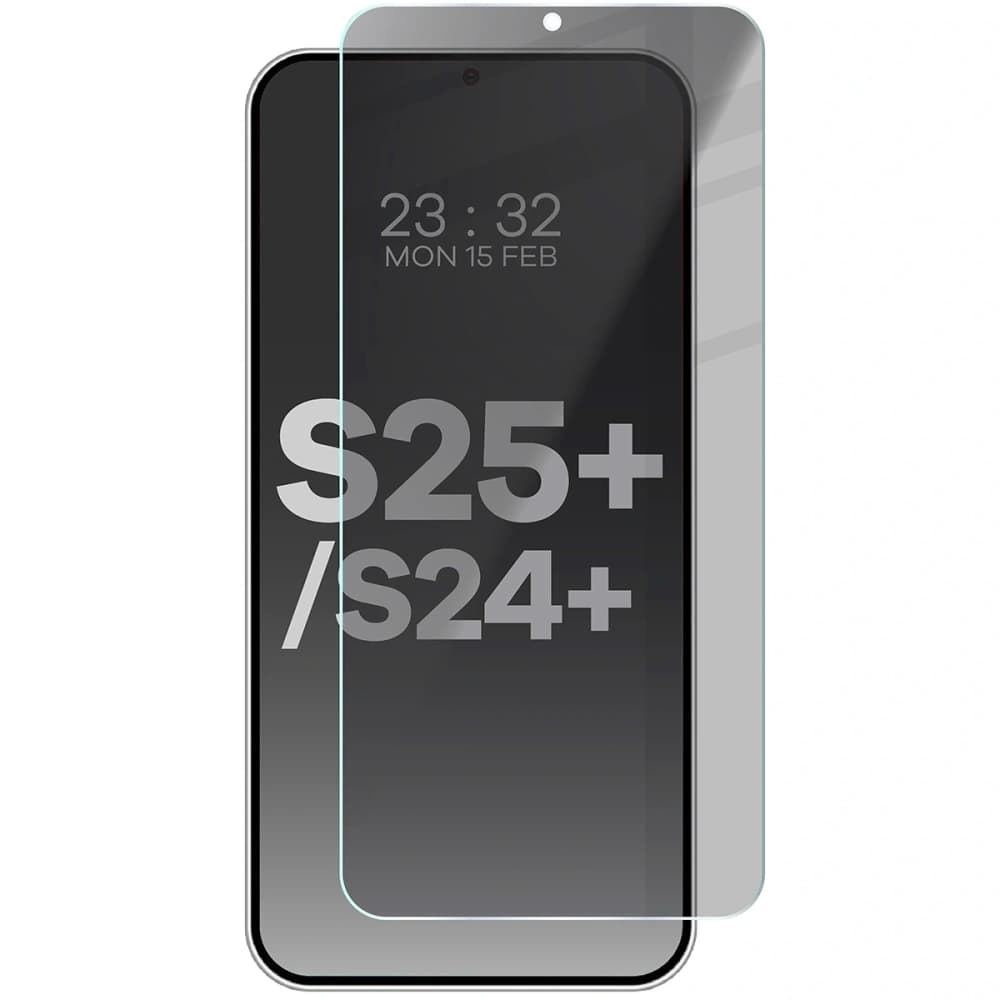 Prywatyzující tvrzené sklo Bizon Glass Clear Shadow do Samsung Galaxy S25 Plus / S24 Plus ztmavené - 5