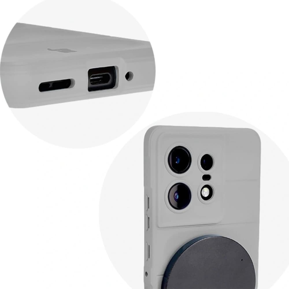 Pancéřové pouzdro Bizon Case Tur pro Motorola Edge 50 Pro světle šedé - 11