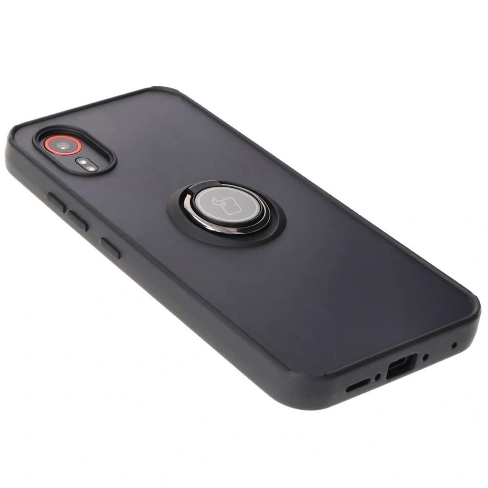 Bizon Case Hybrid Ring Samsung Galaxy Xcover7 fumuriu cu un cadru negru - 4