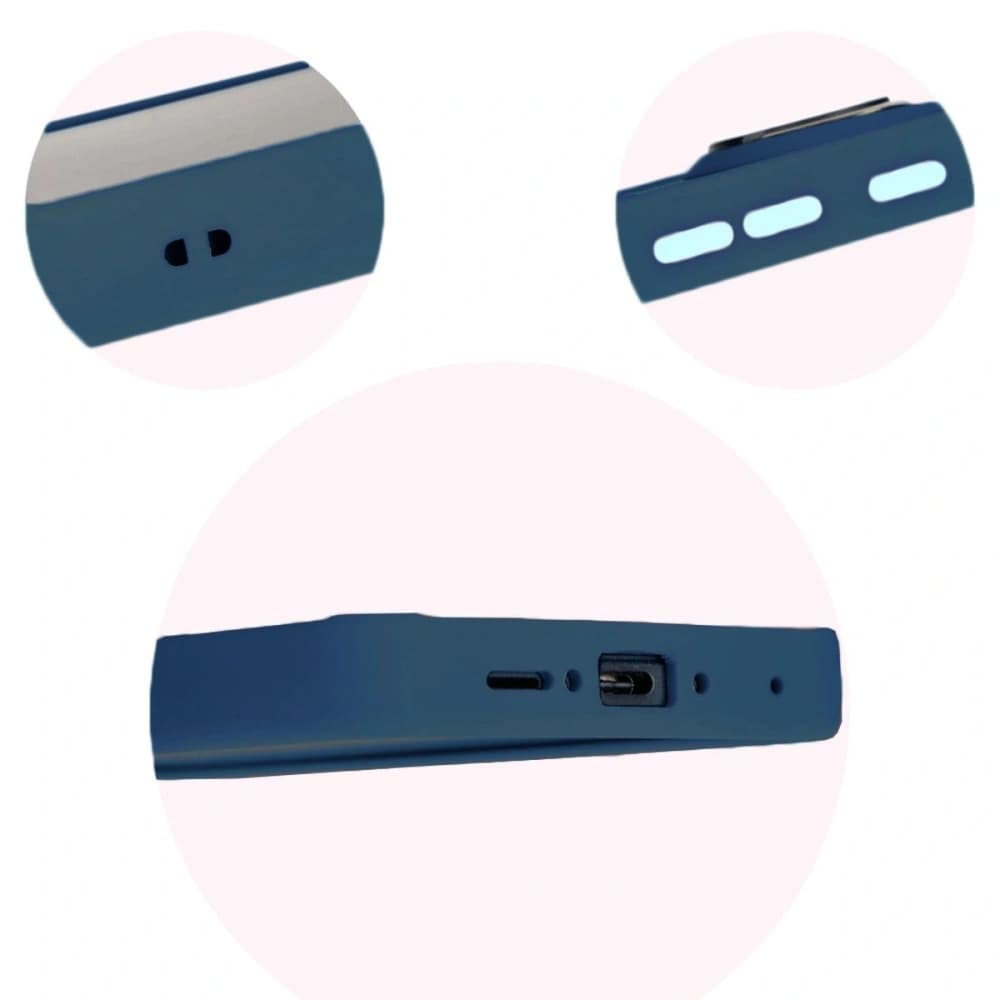 Bizon Case Hybrid Ring Samsung Galaxy Xcover7 fumuriu cu un cadru albastru închis - 8