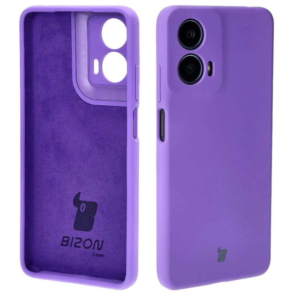 Bizon Soft Case Motorola Moto G24 / G24 Power purple