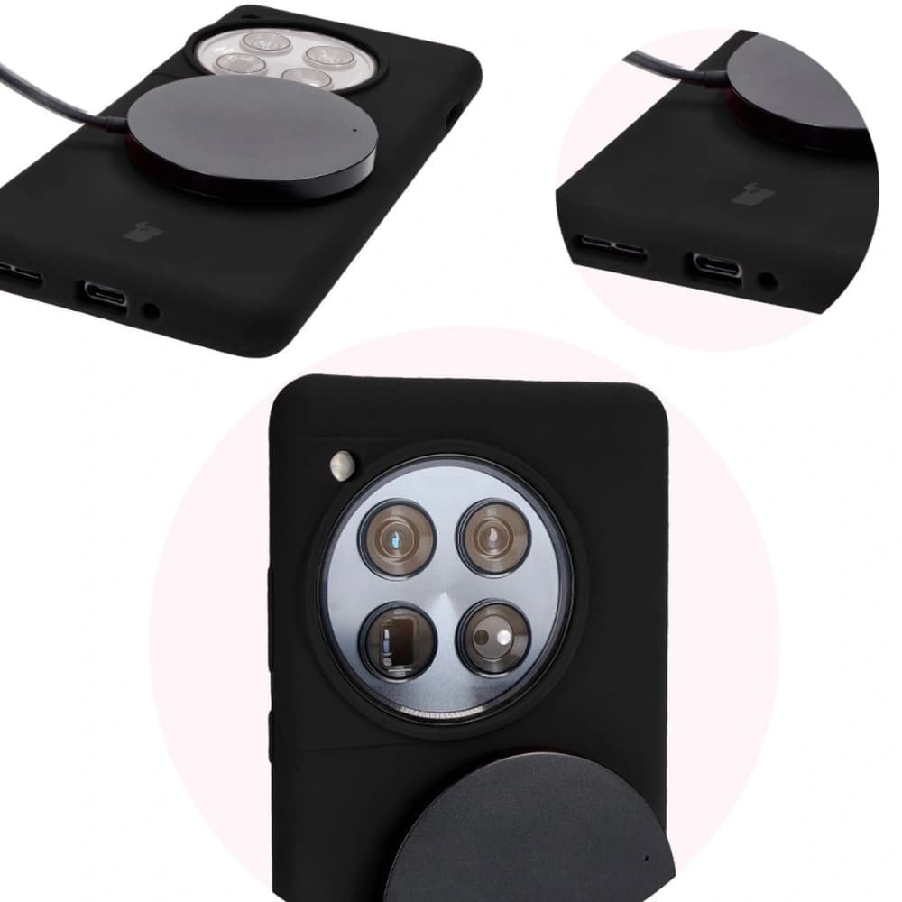 Bizon Soft Case OnePlus 12 black - 12