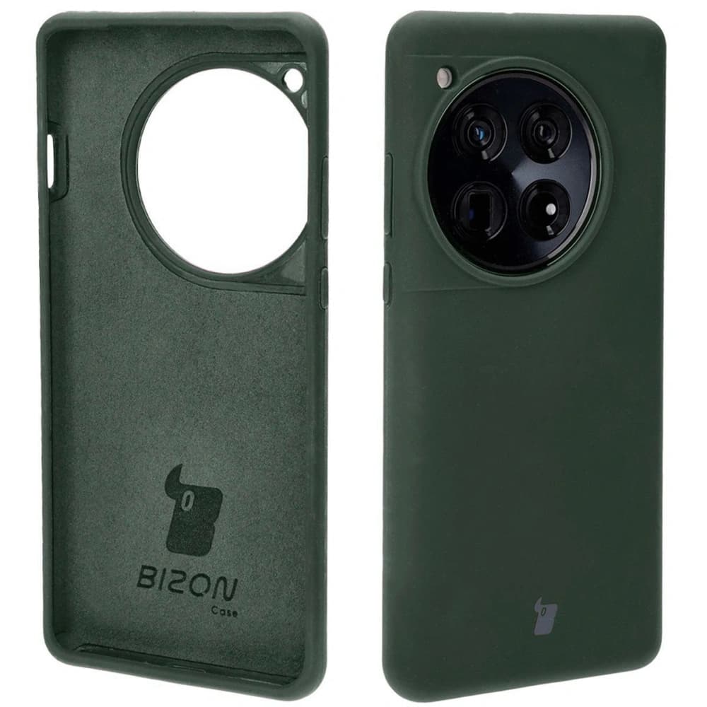 Bizon Soft Case OnePlus 12 verde închis