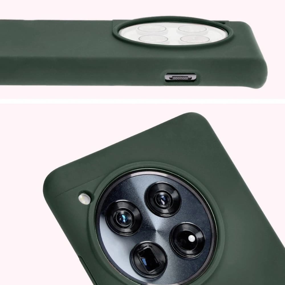 Bizon Soft Case OnePlus 12 verde închis - 10