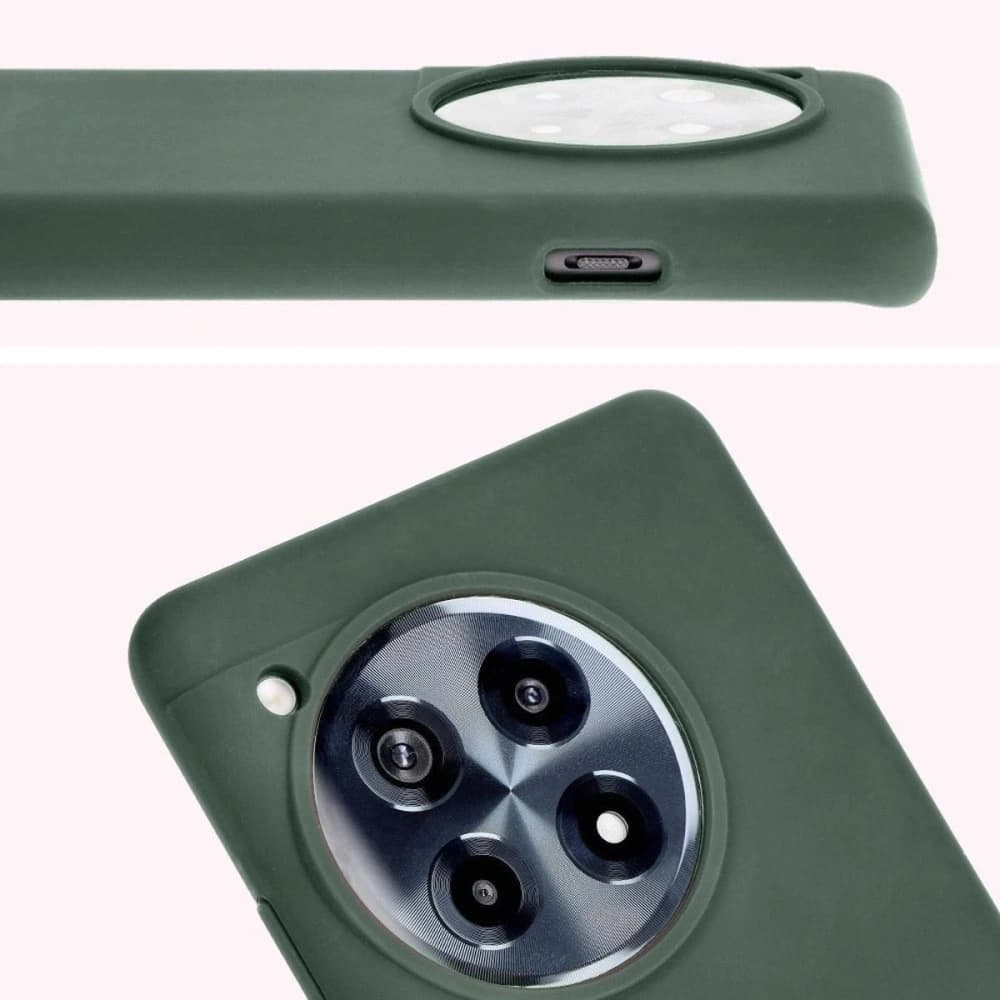 Bizon Soft Case OnePlus 12R verde închis - 10