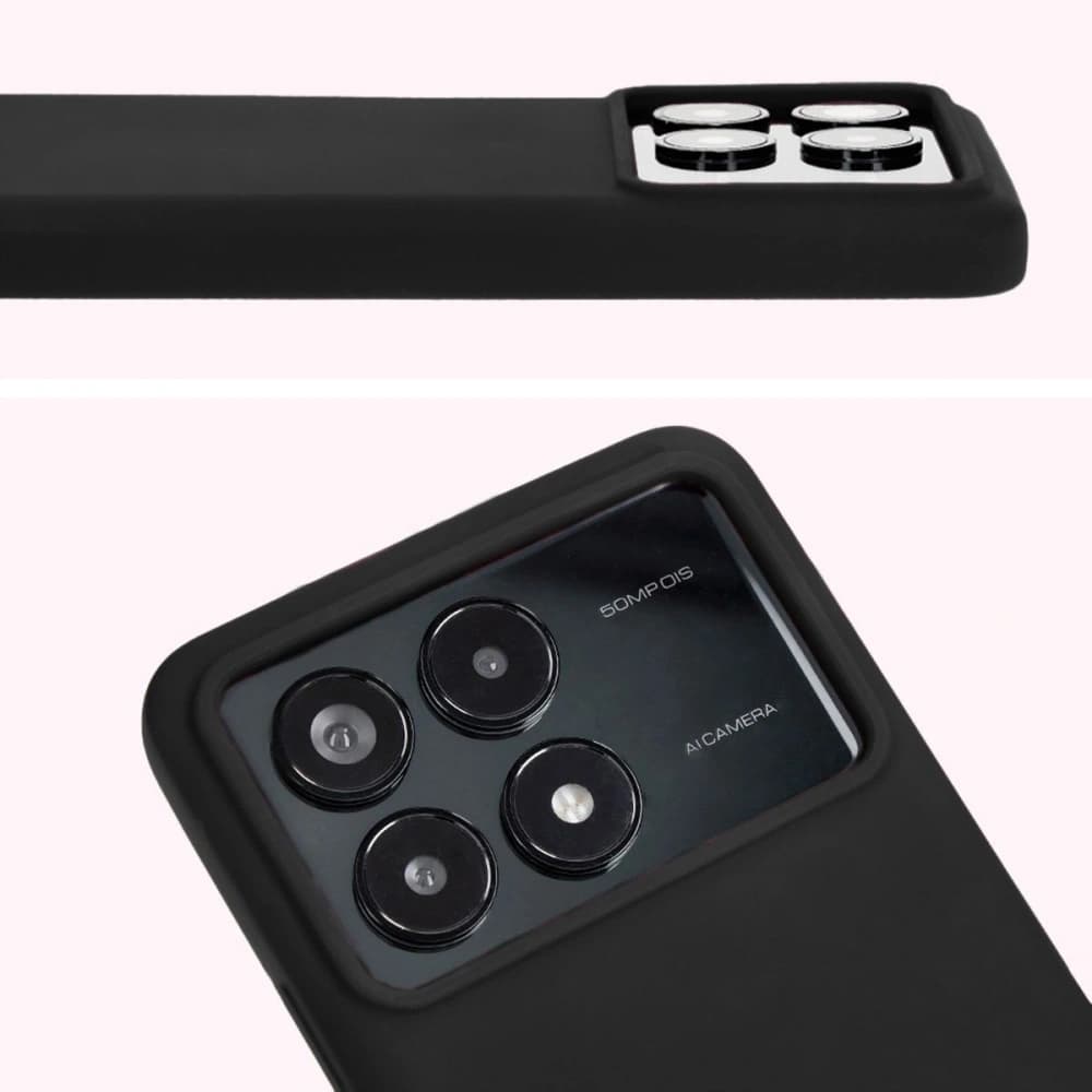 Silikonové pouzdro Bizon Soft Case pro Xiaomi Poco F6 Pro černé - 10