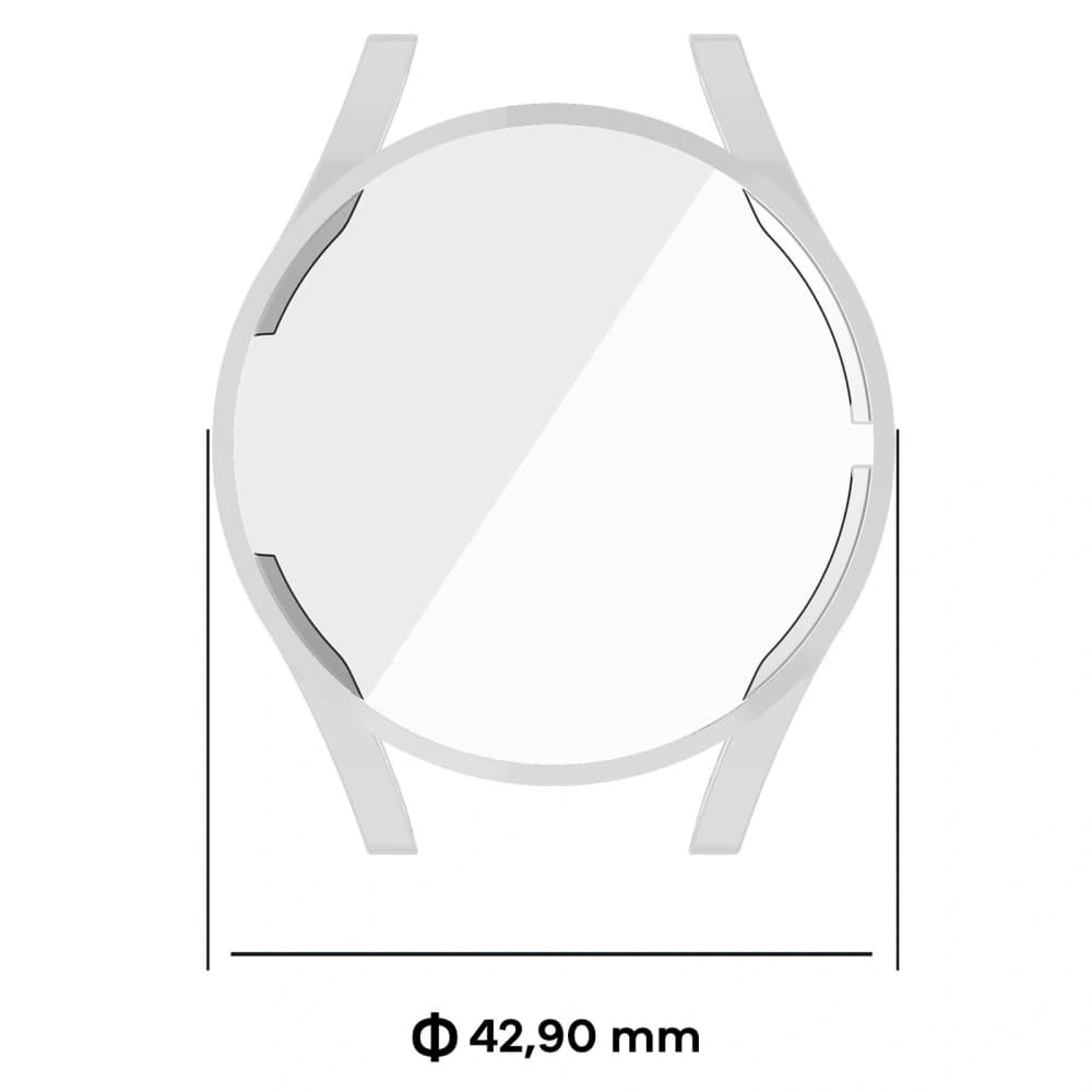 Bizon Case Watch Felipe Samsung Galaxy Watch FE / Watch 4 40 mm silver - 2