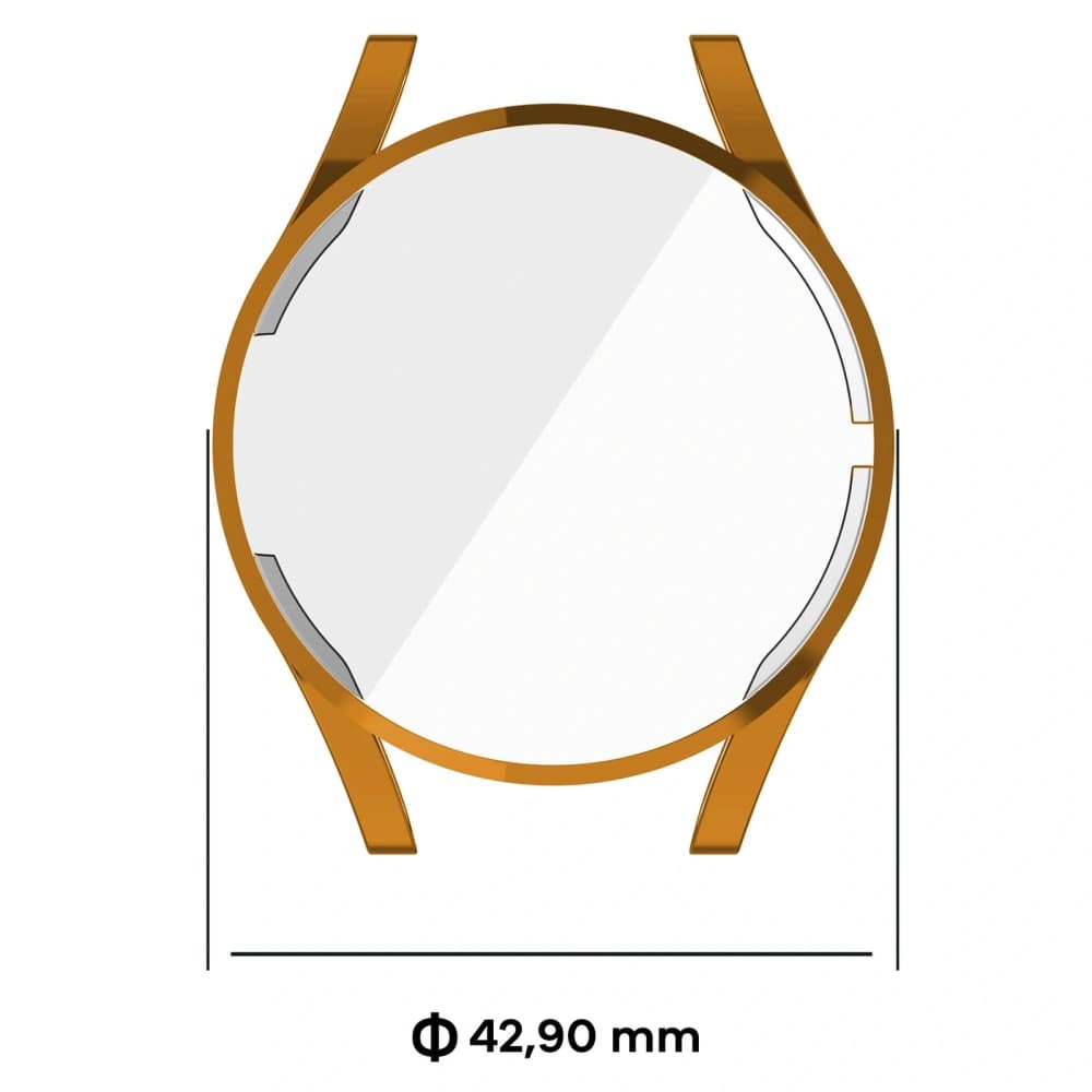 Etui Bizon Case Watch Felipe do Samsung Galaxy Watch FE / Watch 4 40 mm rożowozłote - 2