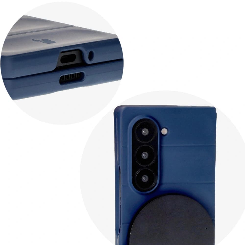 Bizon Case Tur Samsung Galaxy Z Fold6 albastru închis - 11