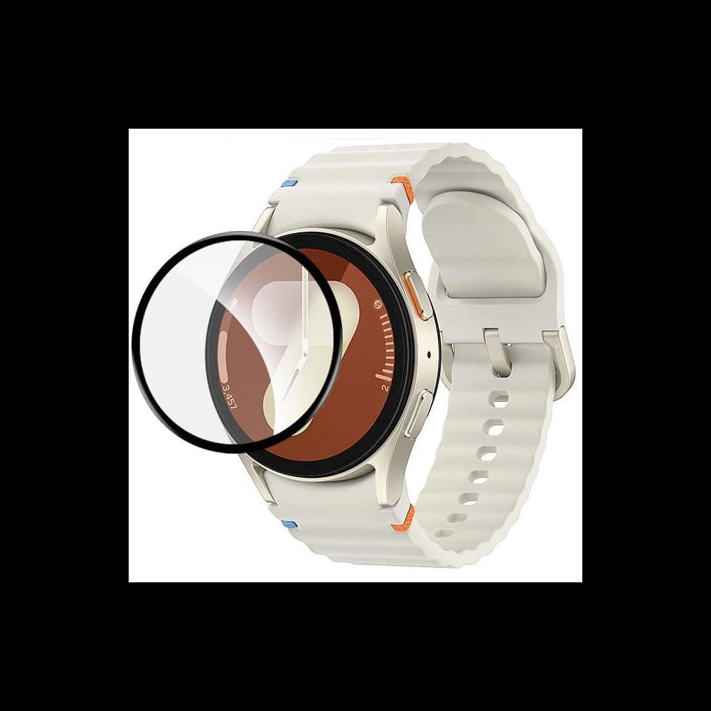 Bizon Glass Watch Edge Hybrid Samsung Galaxy Watch 7 40 mm fekete - 2