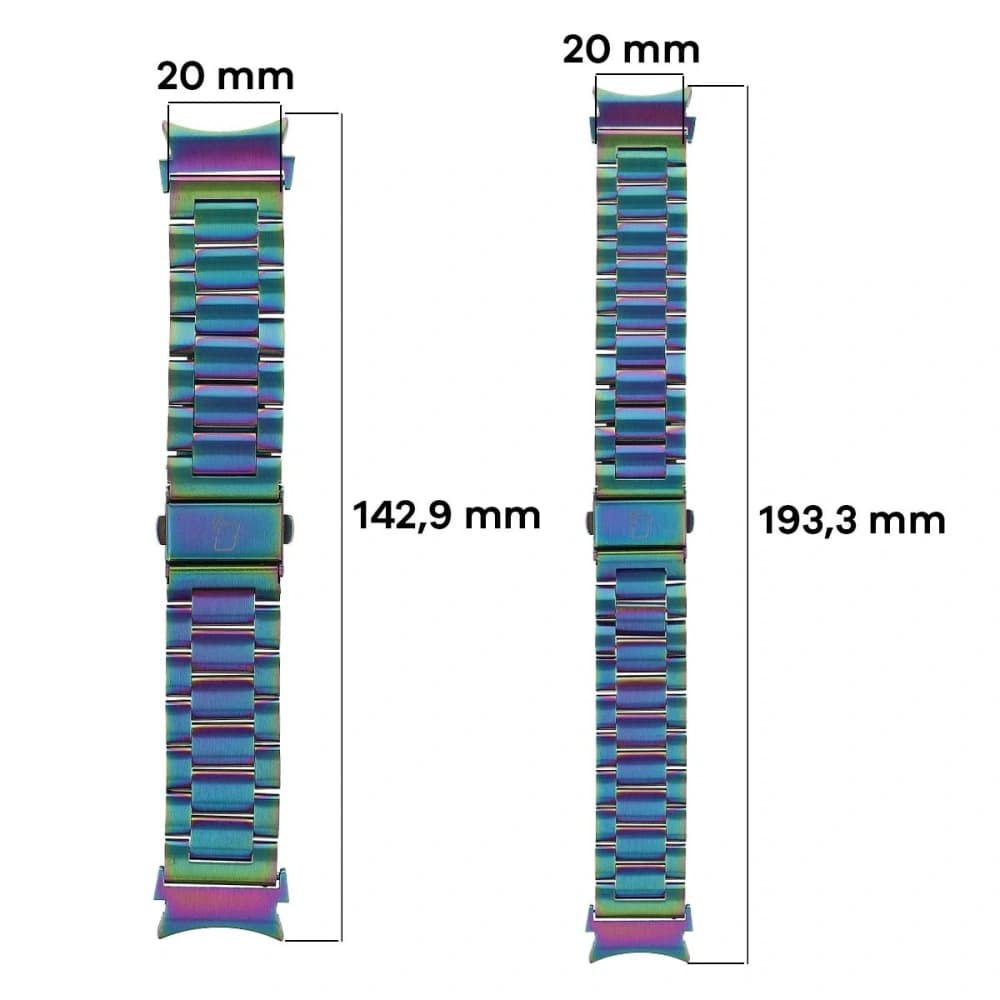 Bizon Strap Watch Aura Samsung Galaxy Watch FE/7/6/6 Classic/5/5 Pro/4/4 Classic szivárvány - 3
