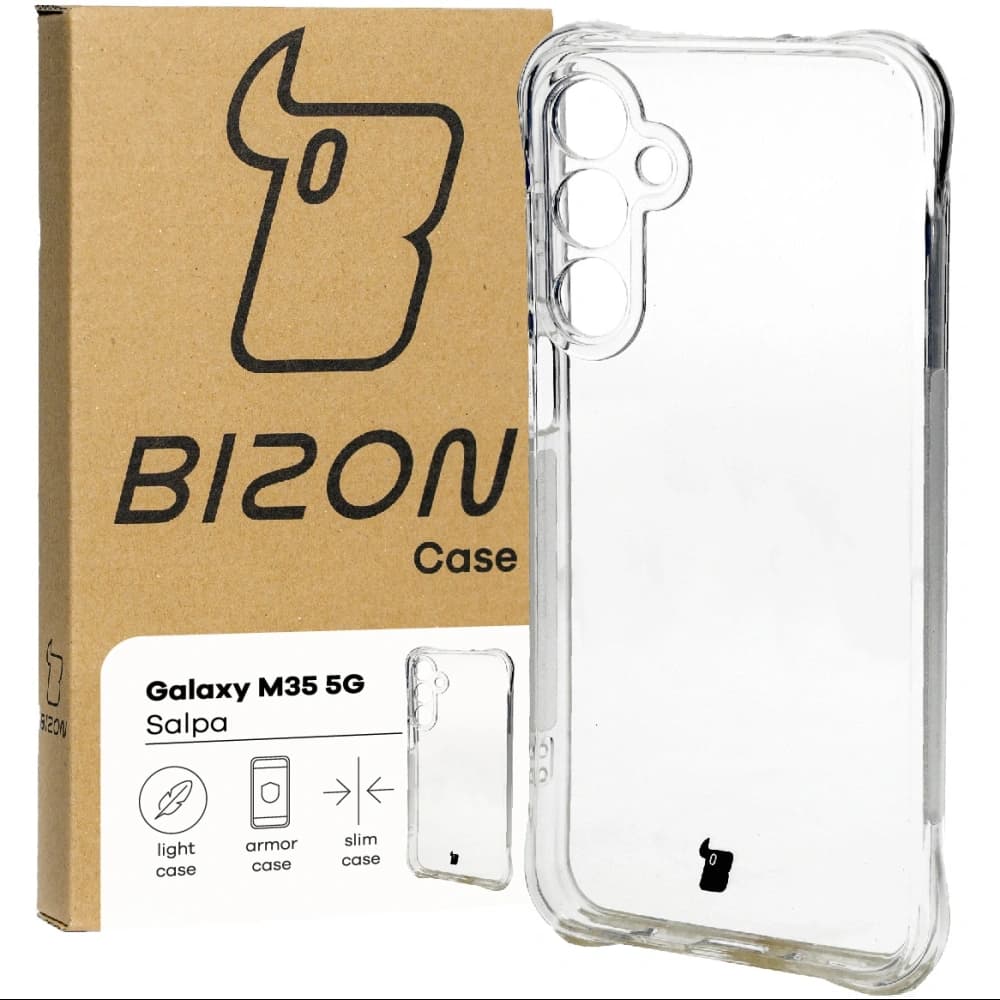 Bizon Case Salpa Samsung Galaxy M35 5G clear