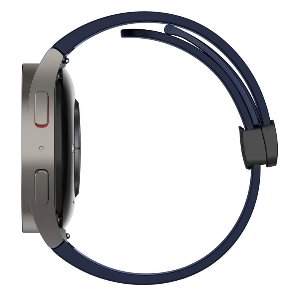 Bizon Strap Watch Silicone Samsung Galaxy Watch FE/7/6/6 Classic/5/5 Pro/4/4 Classic albastru marin - 5