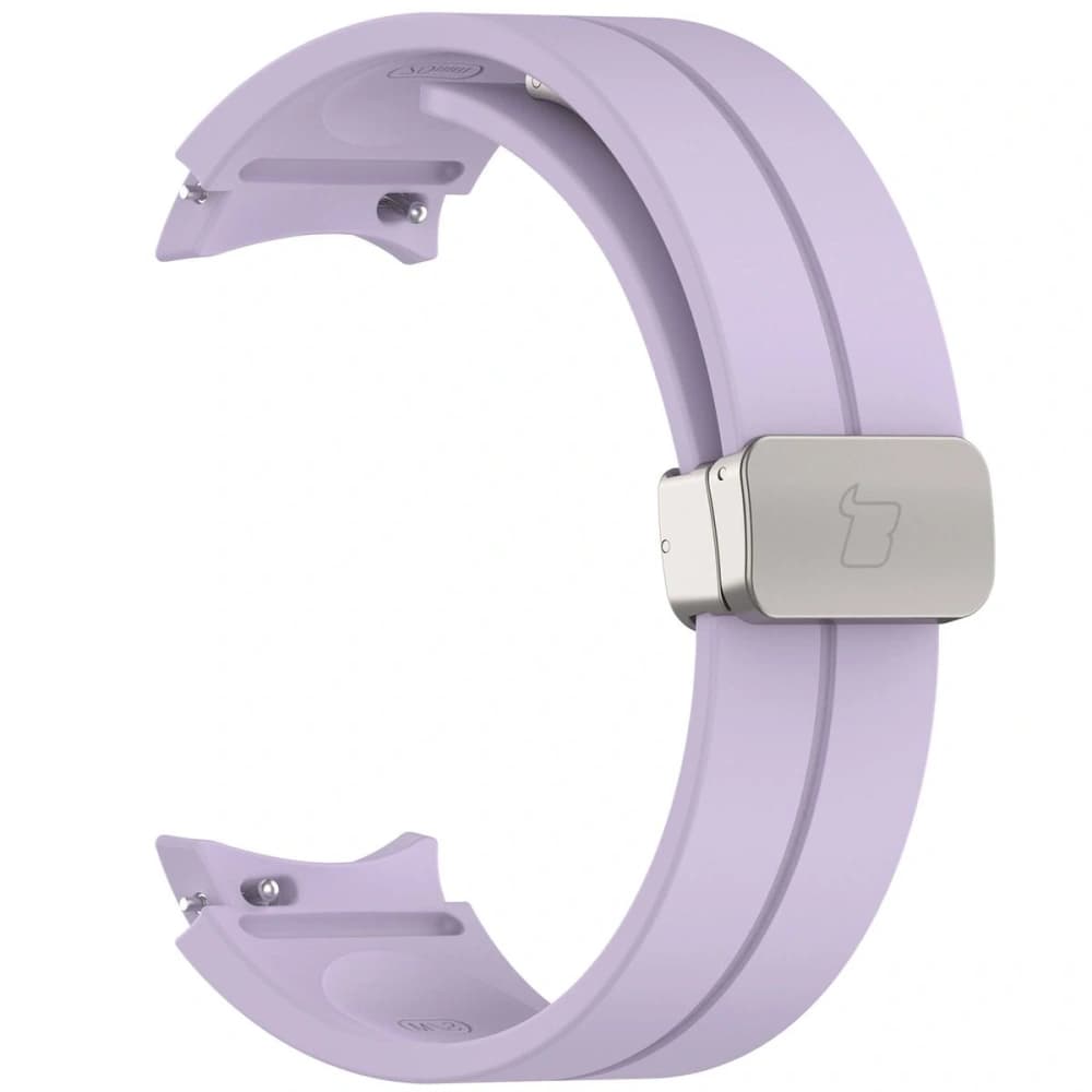 Bizon Szíjas Óra Szilikon Samsung Galaxy Watch FE/7/6/6 Classic/5/5 Pro/4/4 Classic levendula - 3