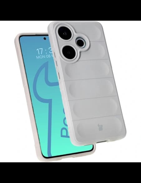 Bizon Case Tur Xiaomi Poco F6 hellgrau
