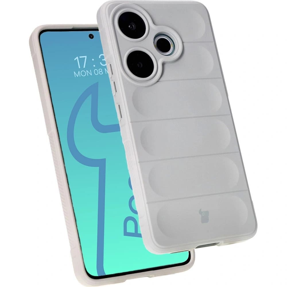 Bizon Case Tur Xiaomi Poco F6 hellgrau