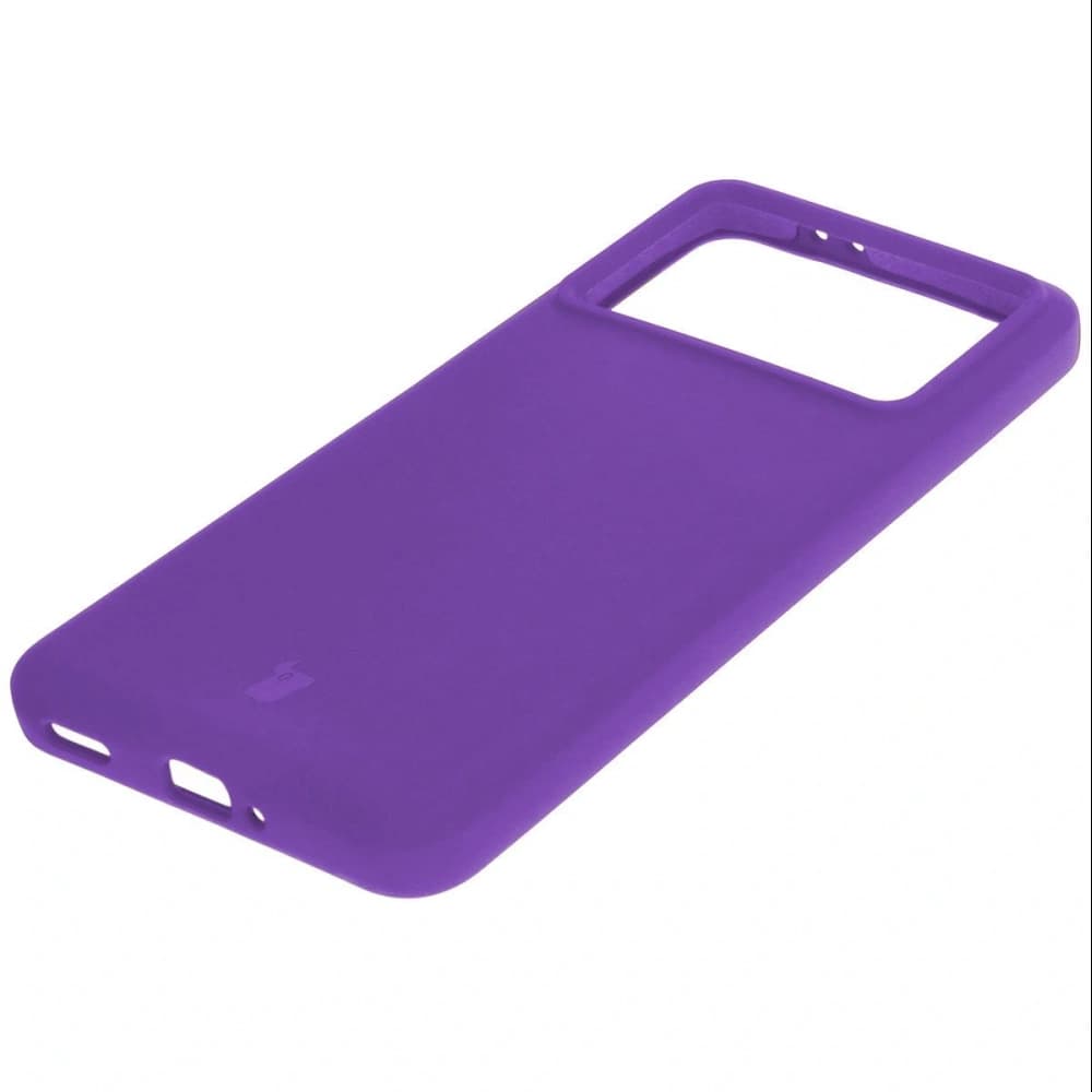 Silikonové pouzdro Bizon Soft Case pro Xiaomi Poco F6 Pro fialové - 6