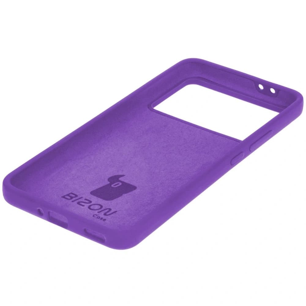 Silikonové pouzdro Bizon Soft Case pro Xiaomi Poco F6 Pro fialové - 8
