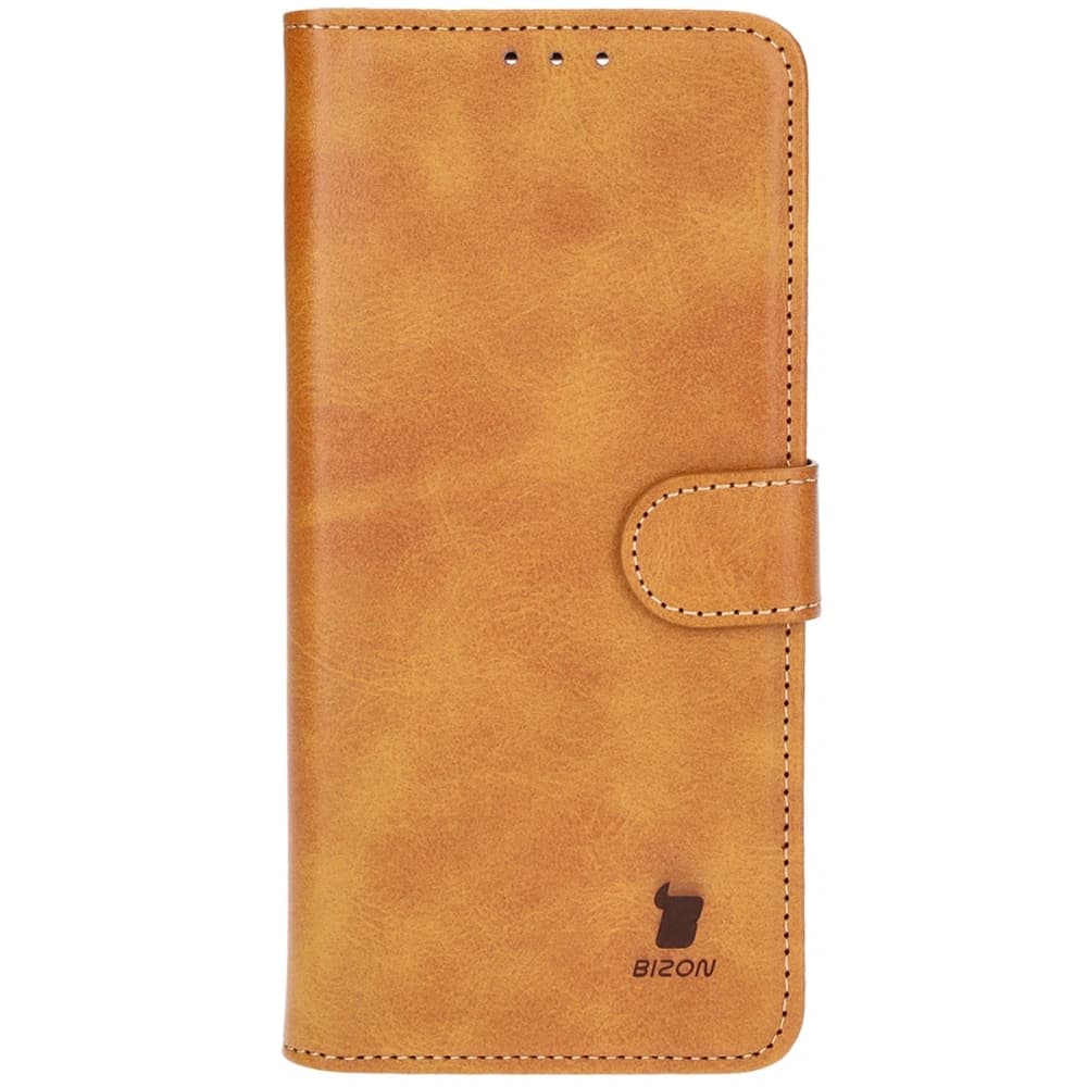 Etui z klapką Bizon Case Pocket do Xiaomi Poco F6 Pro hnědé - 2