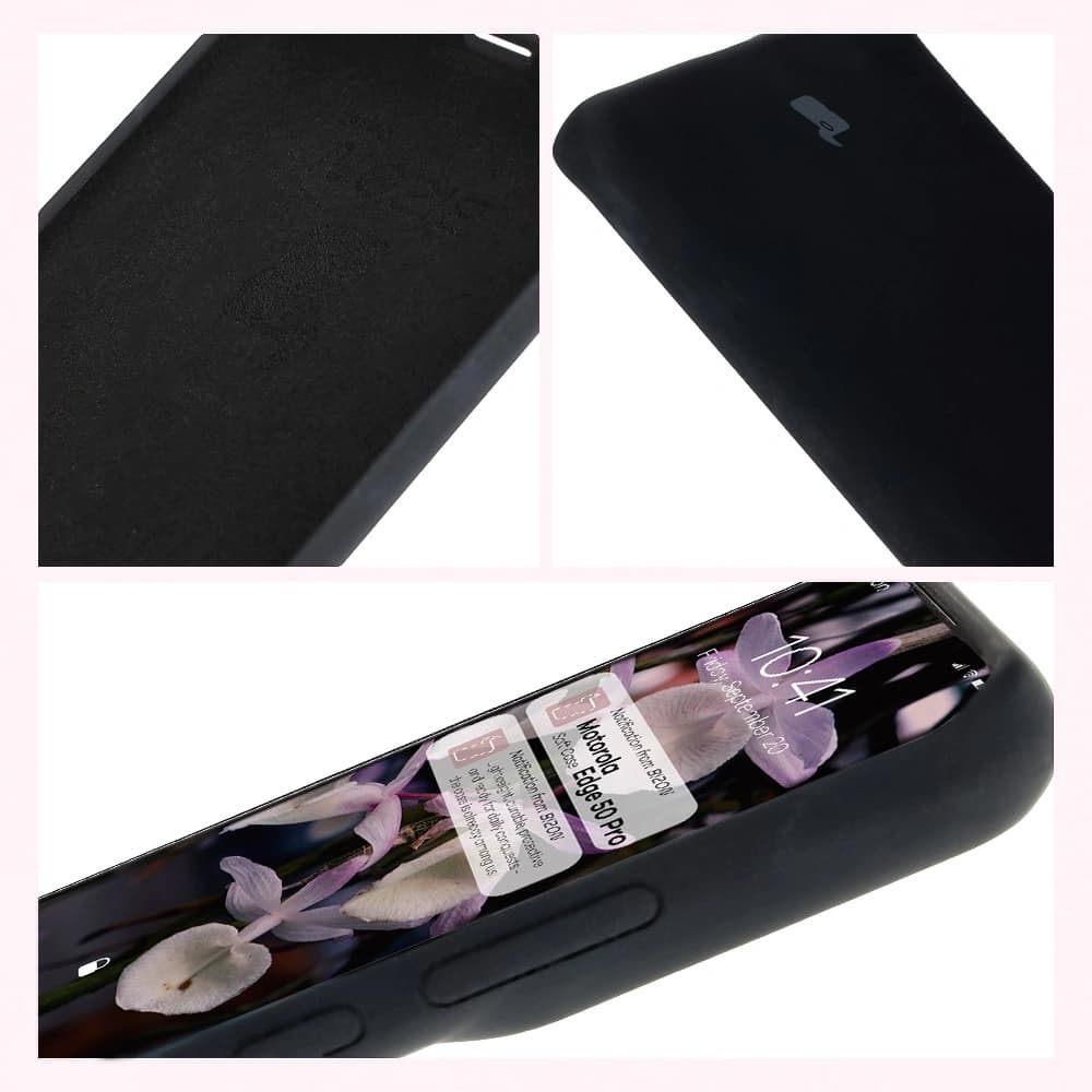 Bizon puha tok Motorola Edge 50 Pro fekete - 11