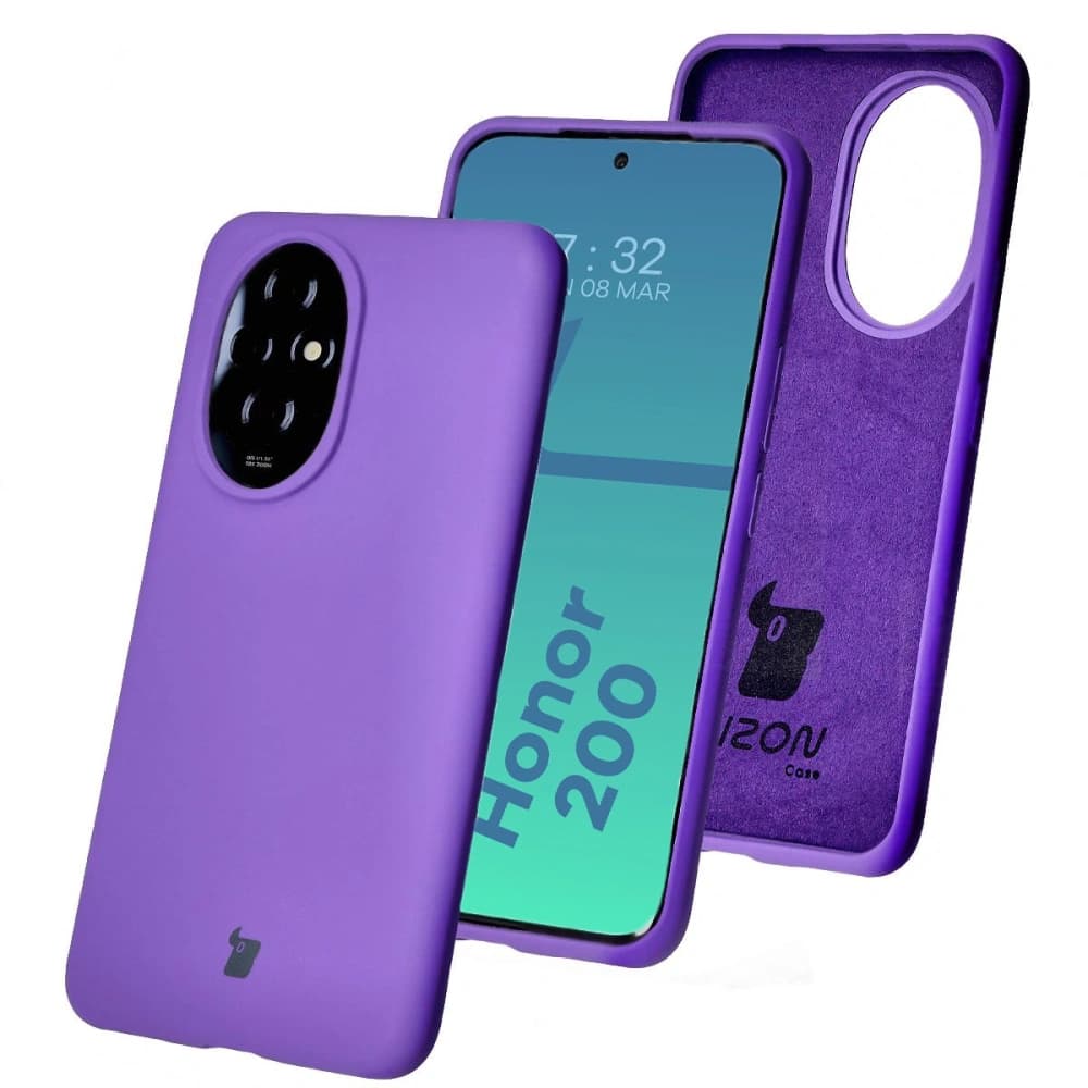 Bizon Soft Case Honor 200 lila