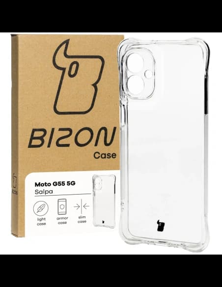 Bizon Case Salpa Motorola Moto G55 5G klar