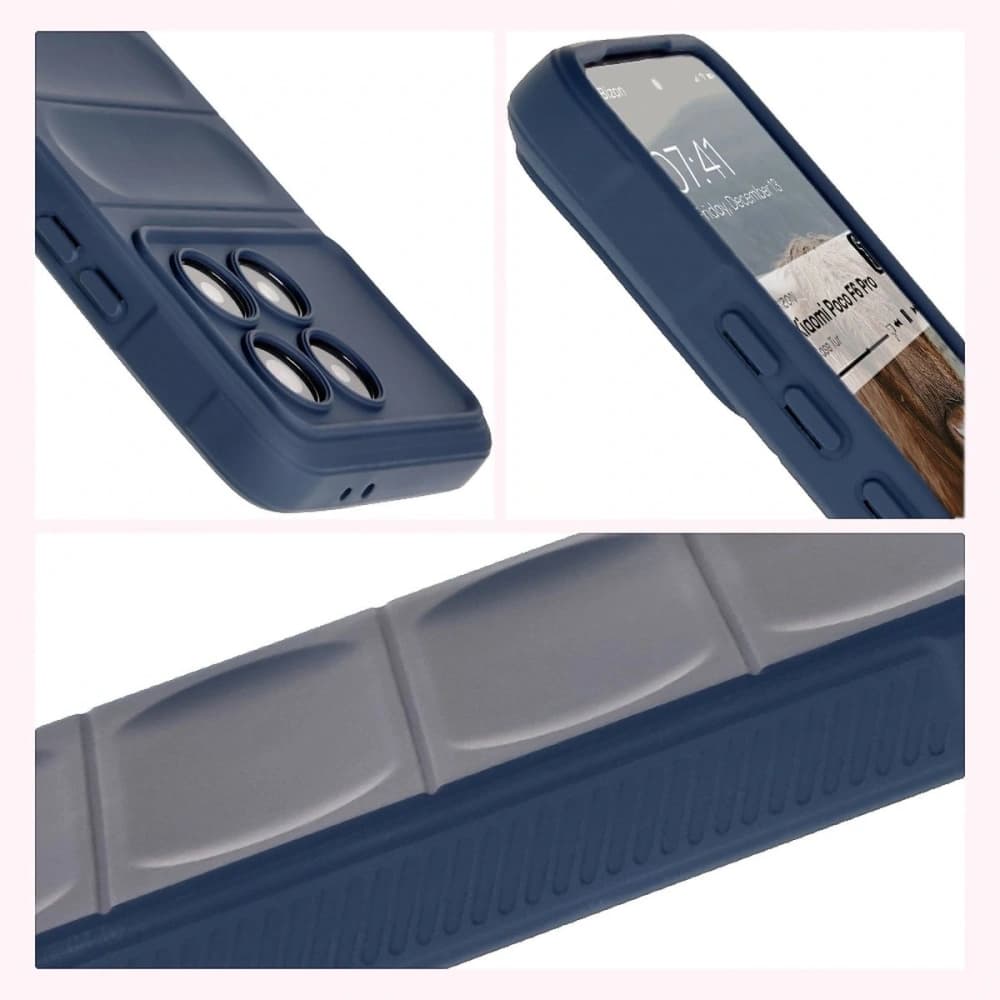 Pancerne etui Bizon Case Tur do Xiaomi Poco F6 Pro granátové - 10