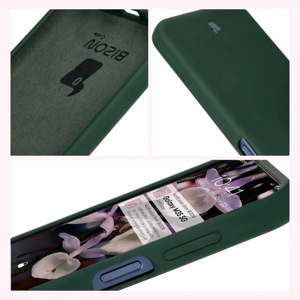 Bizon Soft Case Samsung Galaxy M35 5G verde închis - 11