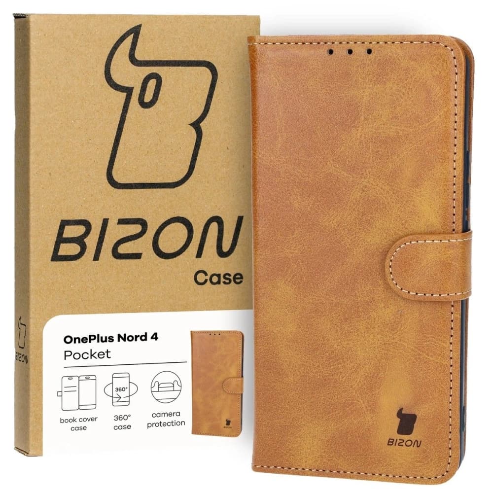 Bizon Case Pocket OnePlus Nord 4 braun - 2