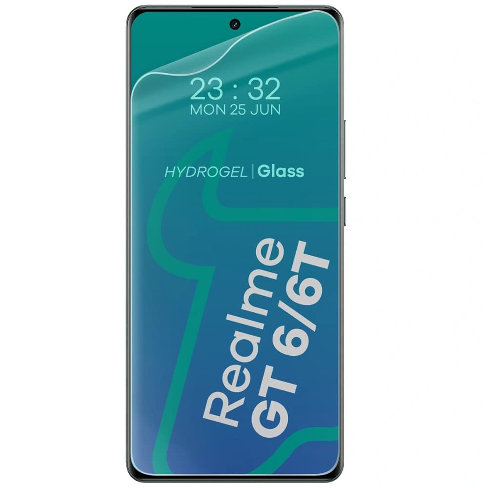 Elastický obal + 2x fólie na displej Bizon Case Clear Pack pro Realme GT 6/GT 6T průhledné - 2