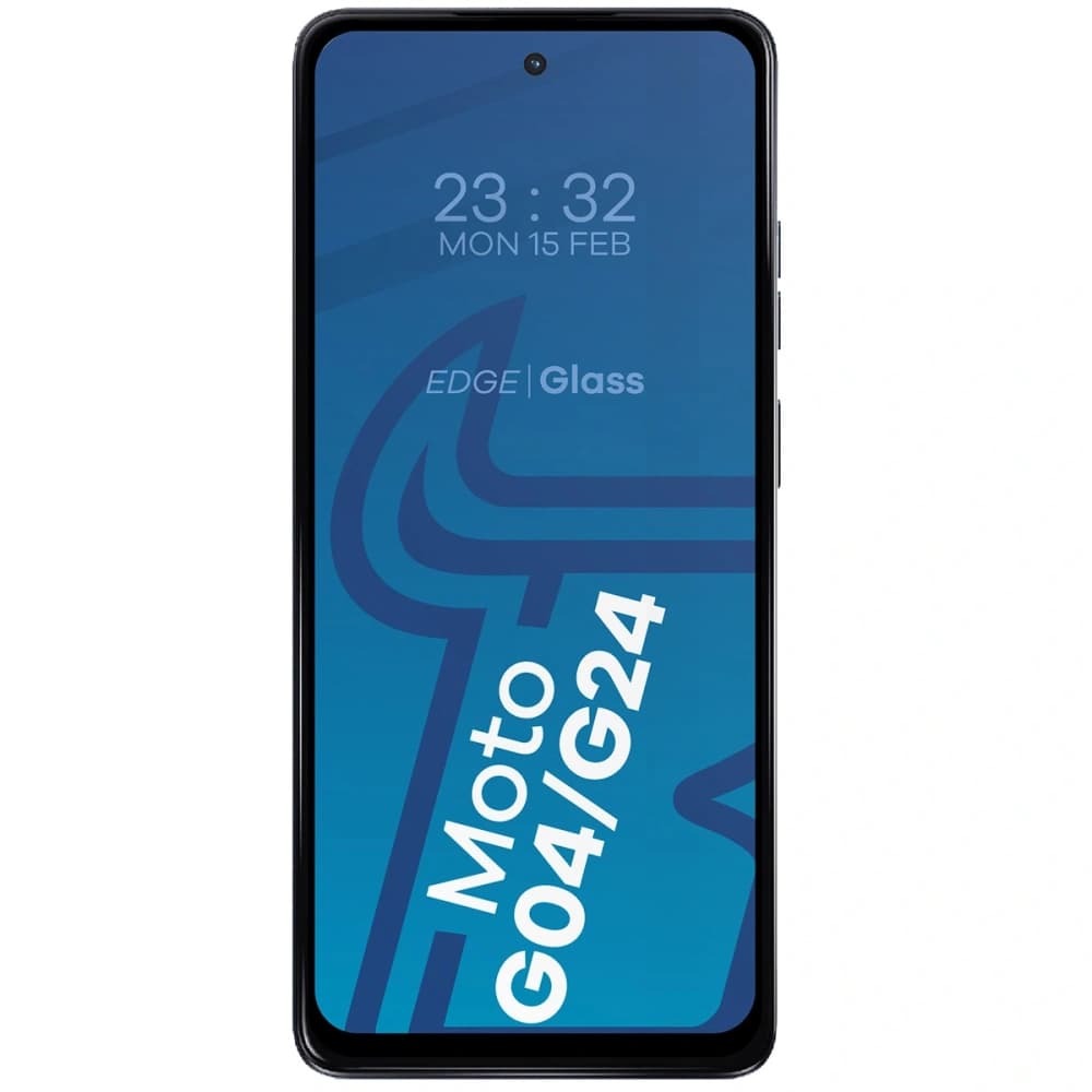 Bizon Edge 2x edzett üveg képernyő kerettel + kameraüveg Motorola Moto G04/G24 - 2