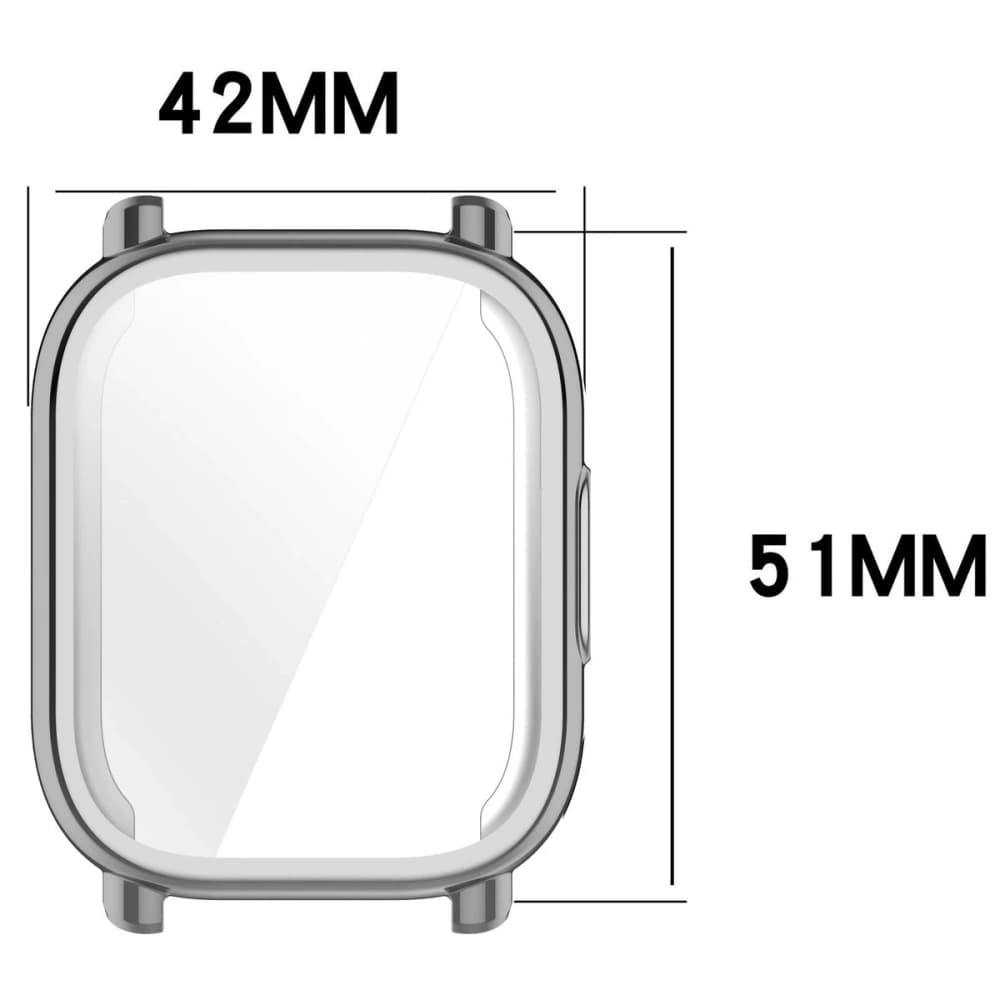 Etui Bizon Case Watch Felipe do Xiaomi Redmi Watch 5 Lite srebrne - 2