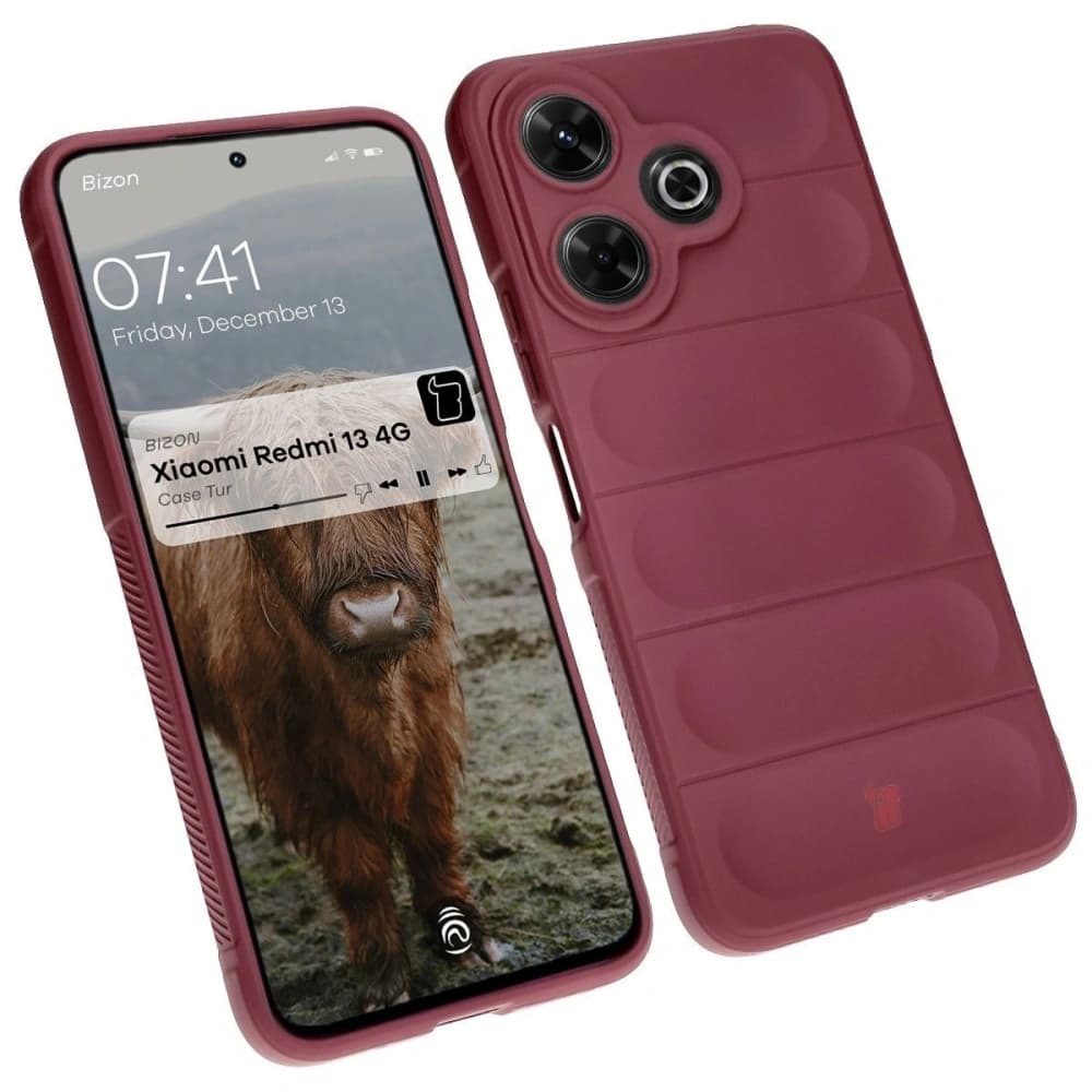 Bizon Case Tur Xiaomi Redmi 13 4G sötét lila