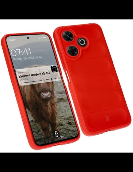 Bizon Case Tur Xiaomi Redmi 13 4G piros