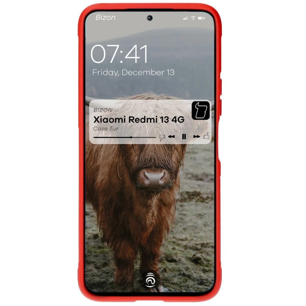 Bizon Case Tur Xiaomi Redmi 13 4G piros - 5