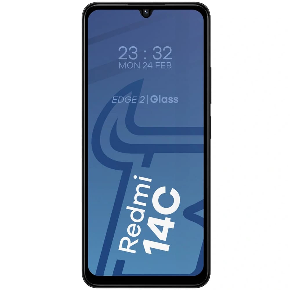 Tvrzené sklo Bizon Glass Edge 2 pro Xiaomi Redmi 14C 4G / POCO C75 černý rámeček - 3