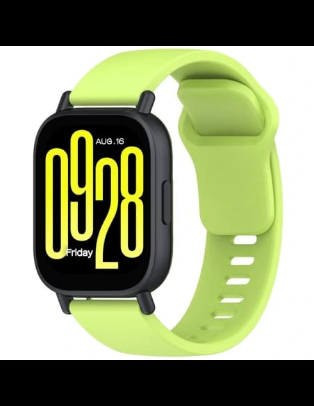 Ceas cu curea din silicon Bizon Xiaomi Redmi Watch 5 Lite / 5 Active verde deschis