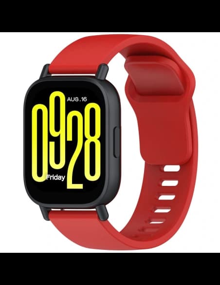 Bizon Strap Watch Silicone Xiaomi Redmi Watch 5 Lite / 5 Active roșu